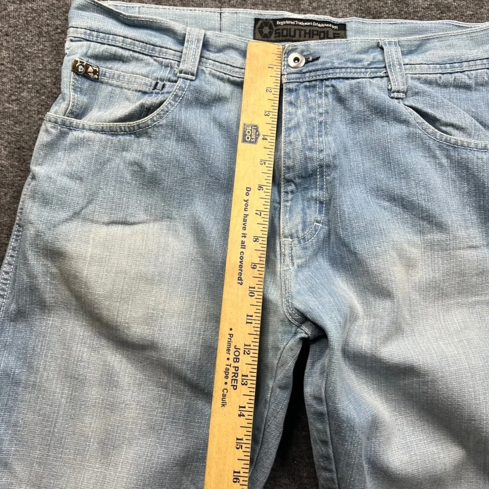 Vintage Southpole Jeans Mens 36x30‎ Fits 35x29 Light Wash Loose Fit Y2K Street